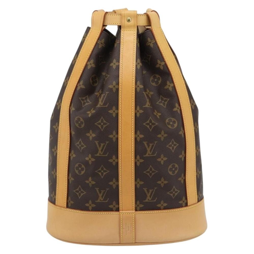 Louis Vuitton Monogram Randonnee PM Shoulder Bag Brown